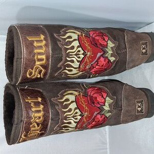 RARE Koolaburra Heart & Soul Sheepskin Boots winter shearling Mens size 6